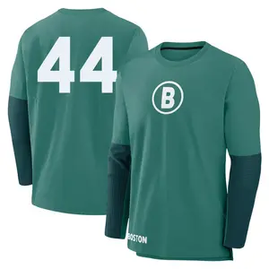 Men's Aroldis Chapman Boston Red Sox Green 2025 City Connect Collection Performance Game Day Long Sleeve Name & Number T-Shirt