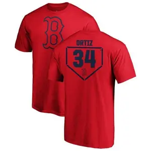 Men's David Ortiz Boston Red Sox RBI T-Shirt - Red