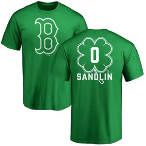 Men's David Sandlin Boston Red Sox Dubliner Name & Number T-Shirt - Kelly Green