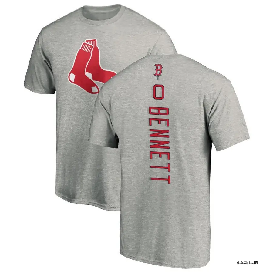 Men's Jake Bennett Boston Red Sox Backer T-Shirt - Ash