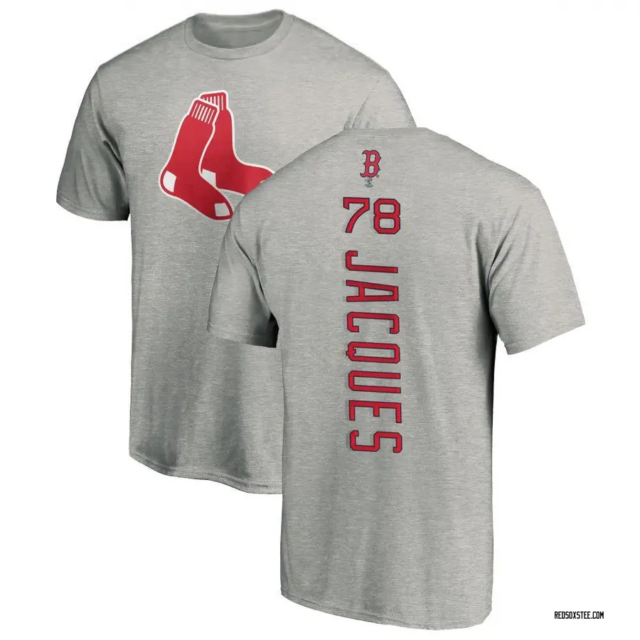 Men's Joe Jacques Boston Red Sox Backer T-Shirt - Ash