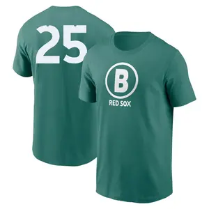 Men's Josh Winckowski Boston Red Sox Green 2025 City Connect Game Day Name & Number T-Shirt