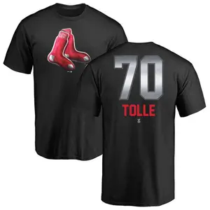 Men's Payton Tolle Boston Red Sox Midnight Mascot T-Shirt - Black