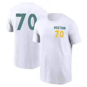 Men's Payton Tolle Boston Red Sox White 2025 City Connect Name & Number T-Shirt