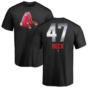 Men's Rod Beck Boston Red Sox Midnight Mascot T-Shirt - Black