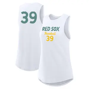 Men's Tsung-Che Cheng Boston Red Sox White 2025 City Connect Tricode High Neck Name & Number Tank Top
