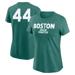Women's Aroldis Chapman Boston Red Sox Green 2025 City Connect Wordmark Game Day Name & Number T-Shirt