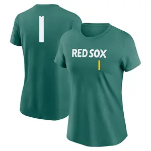 Women's Bobby Doerr Boston Red Sox Green 2025 City Connect Fuse Game Day Name & Number T-Shirt