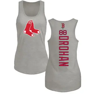 Women's Shane Drohan Boston Red Sox Backer Tri-Blend Tank Top - Ash