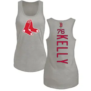 Women's Zack Kelly Boston Red Sox Backer Tri-Blend Tank Top - Ash