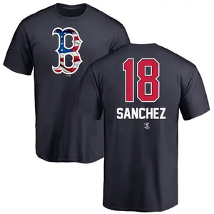 Youth Ali Sanchez Boston Red Sox Name and Number Banner Wave T-Shirt - Navy