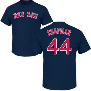 Youth Aroldis Chapman Boston Red Sox Roster Name & Number T-Shirt - Navy