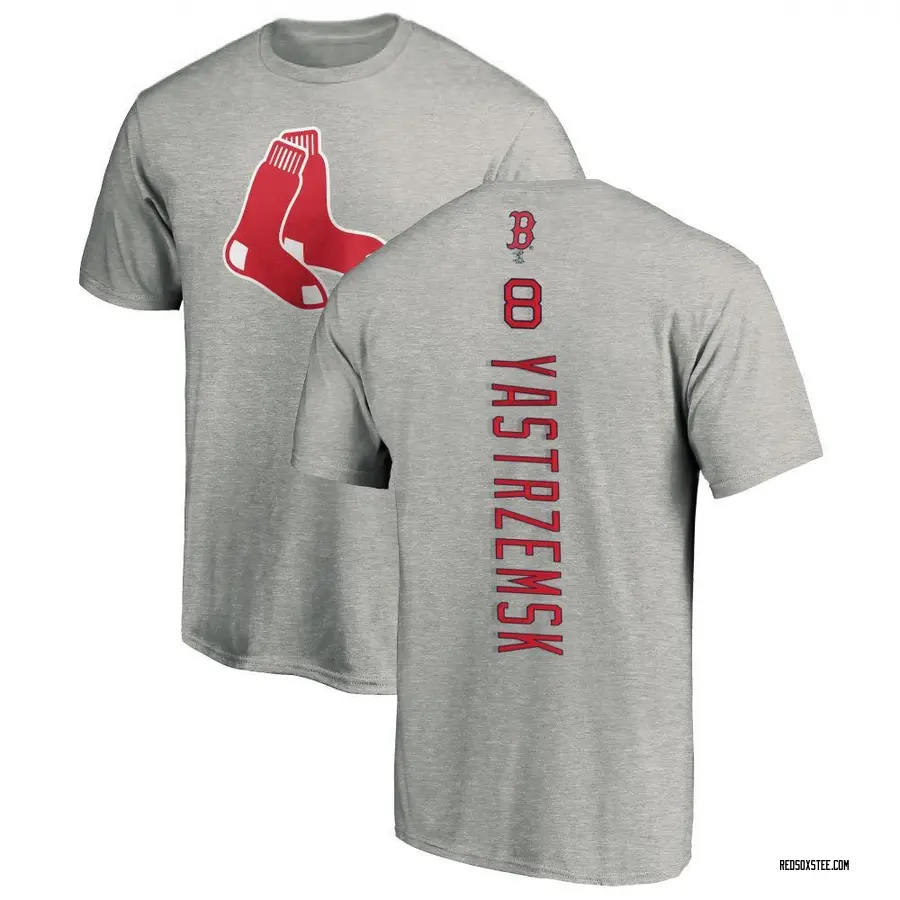 Youth Carl Yastrzemski Boston Red Sox Backer T-Shirt - Ash