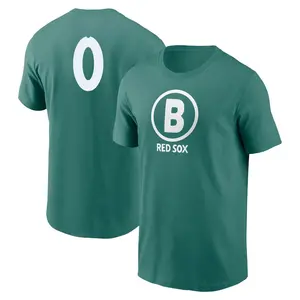 Youth David Sandlin Boston Red Sox Green 2025 City Connect Game Day Name & Number T-Shirt
