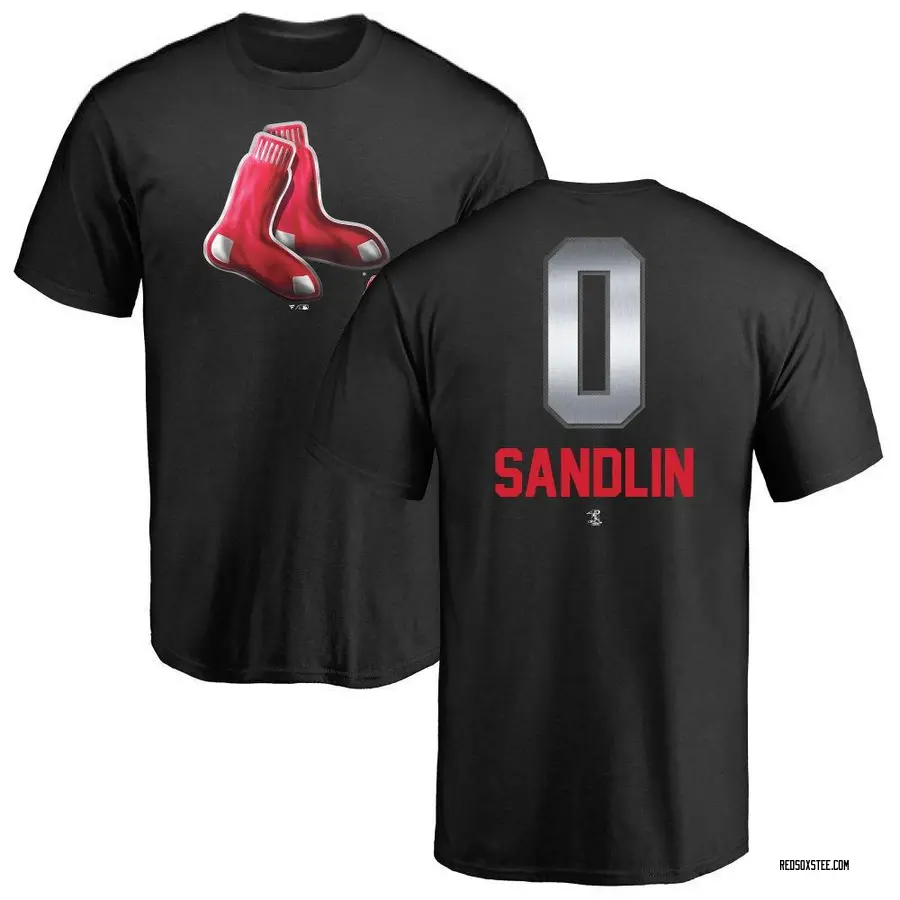 Youth David Sandlin Boston Red Sox Midnight Mascot T-Shirt - Black