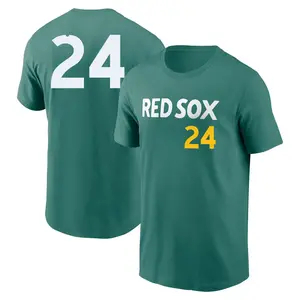 Youth Dwight Evans Boston Red Sox Green 2025 City Connect Fuse Game Day Name & Number T-Shirt
