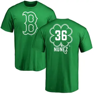 Youth Eduardo Nunez Boston Red Sox Dubliner Name & Number T-Shirt - Kelly Green