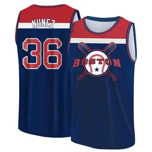 Youth Eduardo Nunez Boston Red Sox Navy/Red Baseball Legend Tank Top
