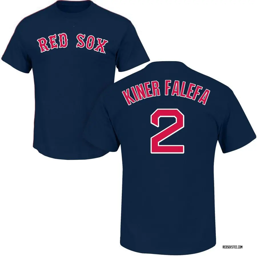 Youth Isiah Kiner-Falefa Boston Red Sox Roster Name & Number T-Shirt - Navy