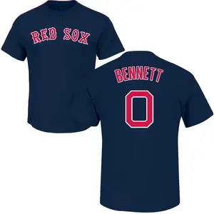 Youth Jake Bennett Boston Red Sox Roster Name & Number T-Shirt - Navy
