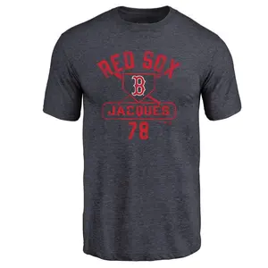 Youth Joe Jacques Boston Red Sox Base Runner Tri-Blend T-Shirt - Navy