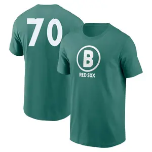 Youth Payton Tolle Boston Red Sox Green 2025 City Connect Game Day Name & Number T-Shirt