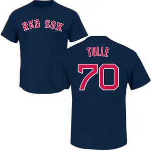 Youth Payton Tolle Boston Red Sox Roster Name & Number T-Shirt - Navy