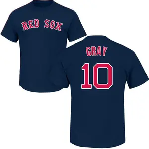 Youth Tristan Gray Boston Red Sox Roster Name & Number T-Shirt - Navy