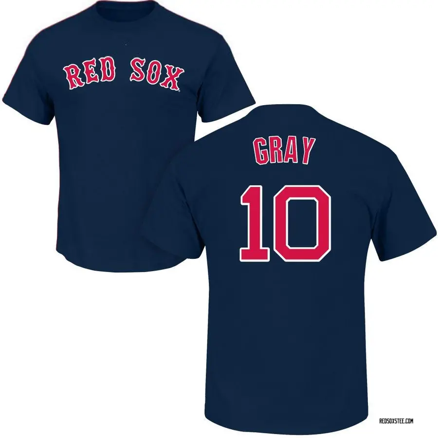 Youth Tristan Gray Boston Red Sox Roster Name & Number T-Shirt - Navy