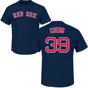 Youth Tsung-Che Cheng Boston Red Sox Roster Name & Number T-Shirt - Navy