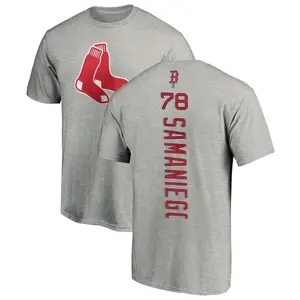 Youth Tyler Samaniego Boston Red Sox Backer T-Shirt - Ash