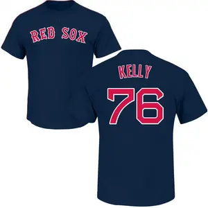 Youth Zack Kelly Boston Red Sox Roster Name & Number T-Shirt - Navy